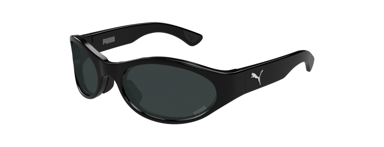 Puma PU0520S-001 - Noir Temple Noir...