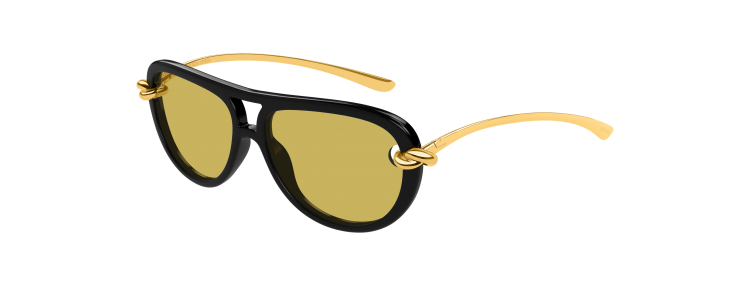 Bottega Veneta BV1418S-001 - Jaune