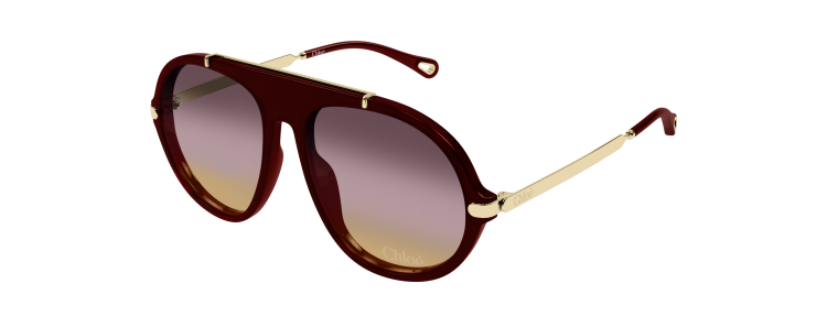 Chloé CH0357S-004 - Bordeaux Temple...