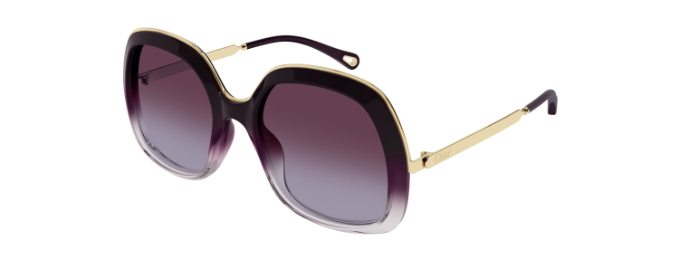 Chloé CH0327S-007 - Bordeaux Temple...