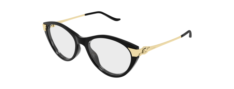 Cartier CT0676O-001 - Noir / Transparent