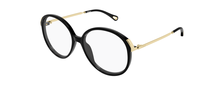 Chloé CH0408O-001 - Noir / Transparent
