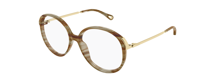 Chloé CH0408O-004 - Havane / Transparent