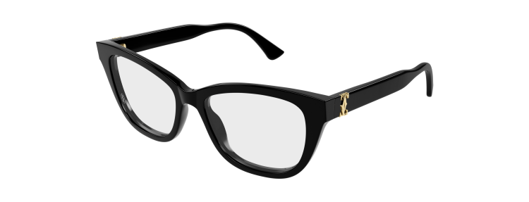 Cartier CT0669O-001 - Noir / Transparent