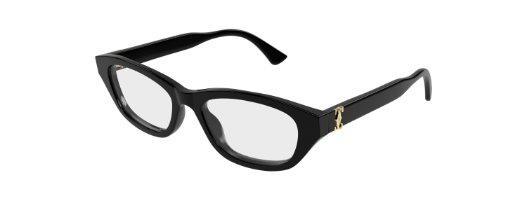 Cartier CT0668O-001 - Noir / Transparent