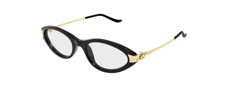 Cartier CT0633O-001 - Noir / Transparent