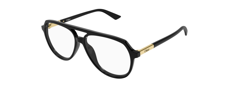 Chloé CH0366O-001 - Noir / Transparent