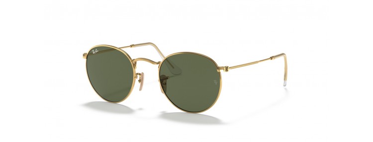 Ray-Ban RB3447N 001 Round Metal -...