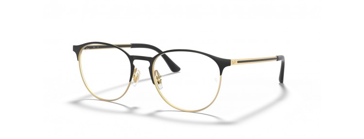 Ray-Ban RX6375 3051 - Noir sur or -...