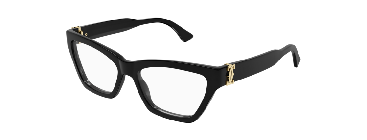 Cartier CT0590O-001 - Noir / Transparent