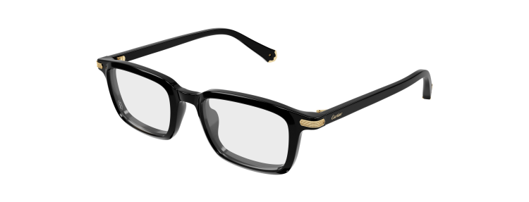 Cartier CT0586O-005 - Noir / Transparent