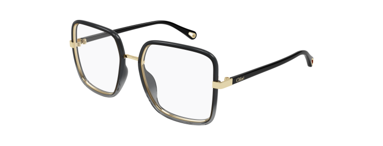 Chloé CH0338O-001 - Noir / Transparent