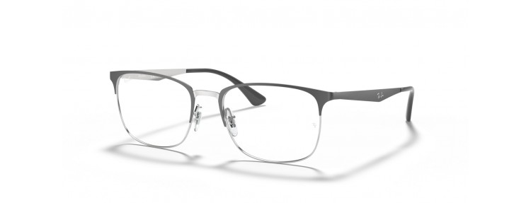 Ray-Ban RX6421 3004 - Gris sur argent...