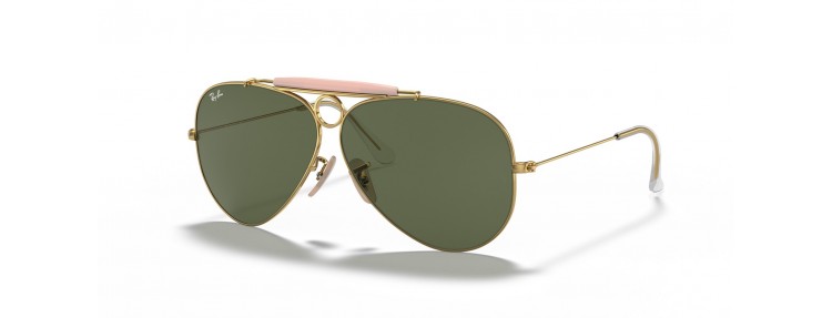 Ray-Ban RB3138 001 Shooter - Doré...