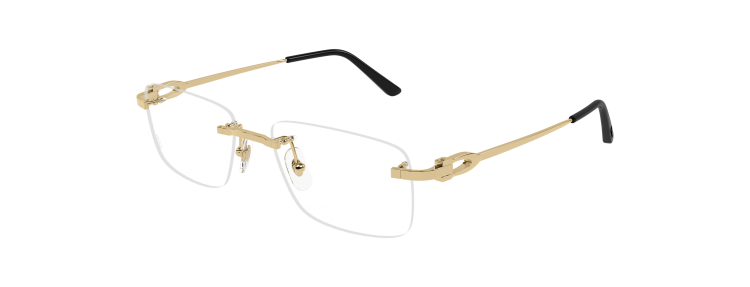 Cartier CT0521O-001 - Or / Transparent