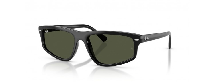 Ray-Ban RB2225 901/31 - Noir / Vert -...