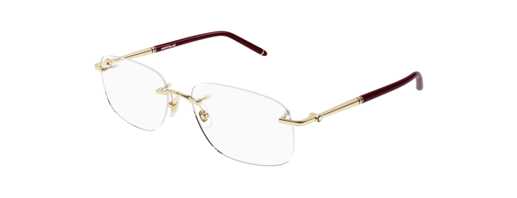 Montblanc MB0071O-006 - Or / Transparent