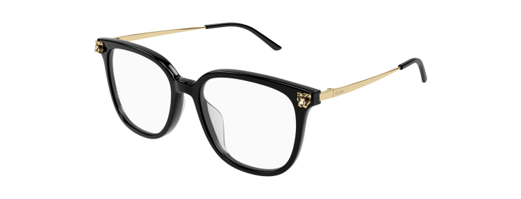 Cartier CT0346O-001 - Noir / Transparent