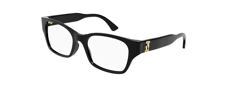 Cartier CT0316O-001 - Noir / Transparent