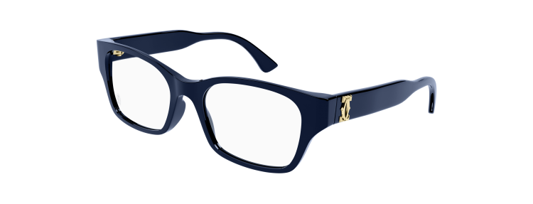 Cartier CT0316O-008 - Bleu / Transparent