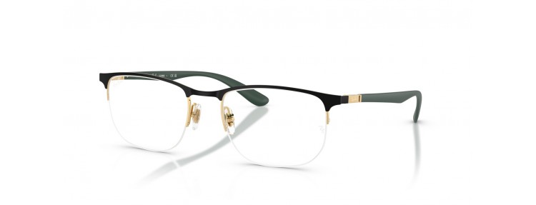 Ray-Ban RX6513 2994 - Noir et or - 53...