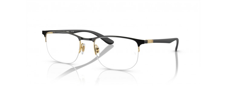 Ray-Ban RX6513 2890 - Noir sur or -...