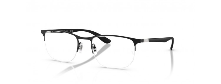 Ray-Ban RX6513 2904 - Noir mat sur...