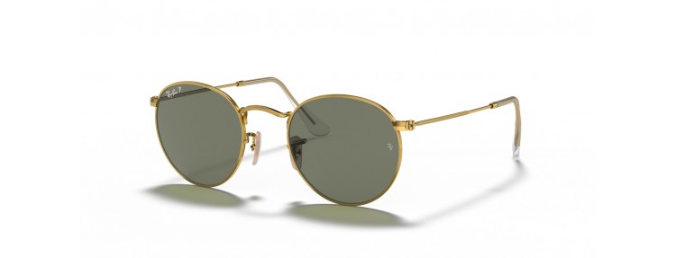 Ray-Ban RB3447 001/58 Round Metal -...
