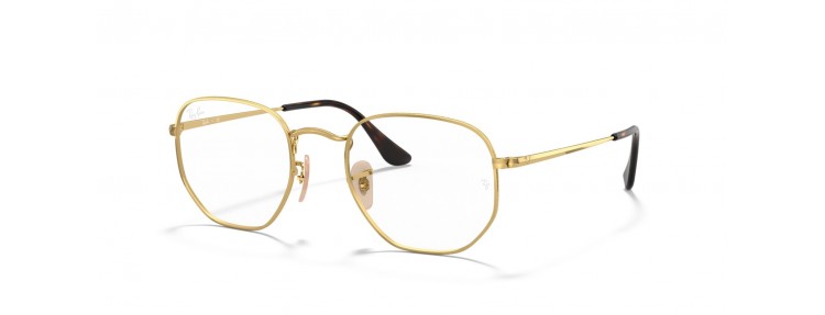 Ray-Ban RX6448 2500 Hexagonal - Doré...