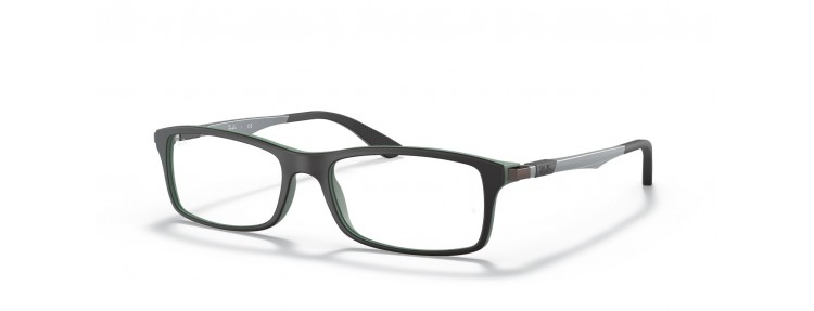 Ray-Ban RX7017 5197 - Noir sur vert -...