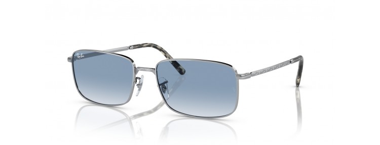 Ray-Ban RB3717 003/3F - Argent / Bleu...