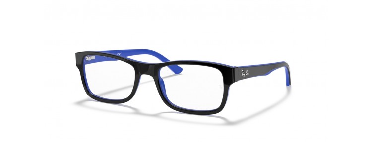 Ray-Ban RX5268 5179 - Noir sur bleu -...