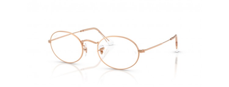 Ray-Ban RX3547V 3094 Oval - Or rose -...