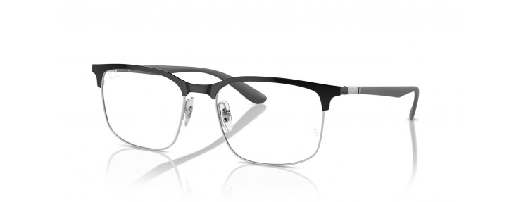 Ray-Ban RX6518 3163 - Noir sur argent...