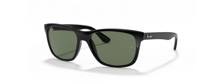 Ray-Ban RB4181 601 - Noir / Vert - 57 mm