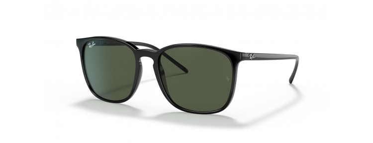 Ray-Ban RB4387 601/71 - Noir / Vert -...