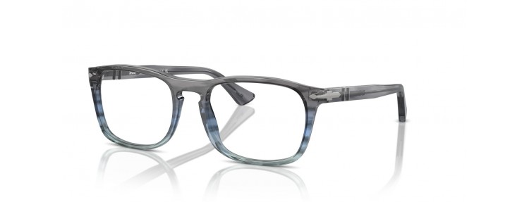 Persol PO3344V 1205 - Gris rayé bleu...