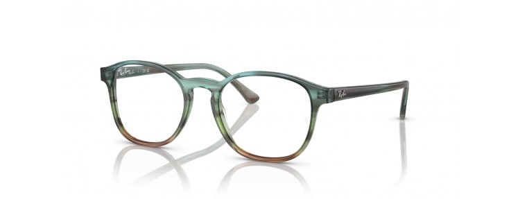 Ray-Ban RX5417 8252 - Rayé bleu et...