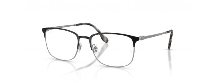 Ray-Ban RX6494 3187 - Noir mat sur...