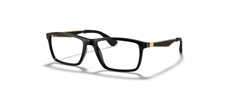 Ray-Ban RX7056 5644 - Noir - 53 / 55 mm