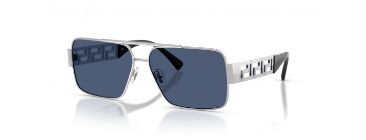Versace VE2290 100180 - Argent / Bleu...