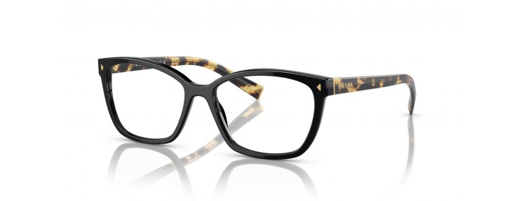 Prada PR 15ZV 3891O1 - Noir - 55 mm