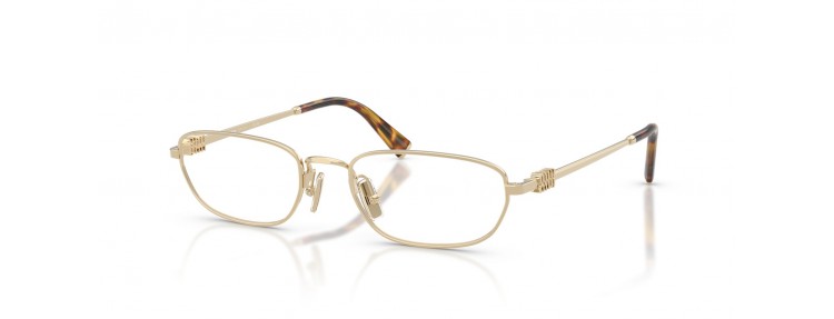 Miu Miu MU 52ZV ZVN1O1 - Or pâle - 53 mm