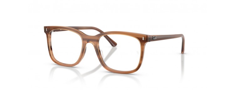 Ray-Ban RX5446 8455 - Rayé marron -...