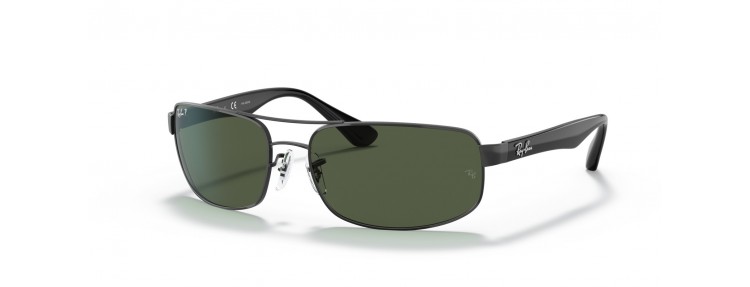 Ray-Ban RB3445 002/58 - Noir / Vert...