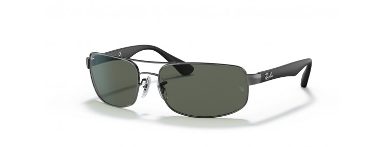 Ray-Ban RB3445 004 - Gunmetal / Vert...
